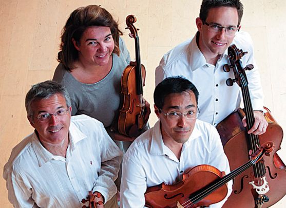 Quatuor Annesci en intervention / Labo pharmacie