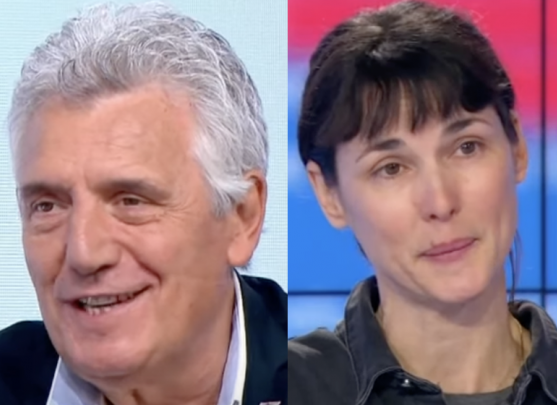 Claude Onesta et Églantine Éméyé chez Orange