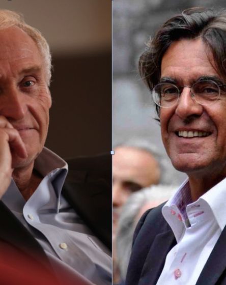 L Ferry et JM Sylvestre à la CCI Aisne