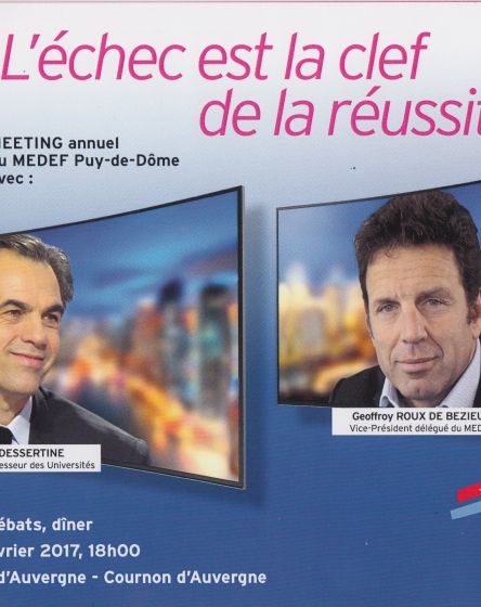 Philippe Dessertine au MEDEF 63