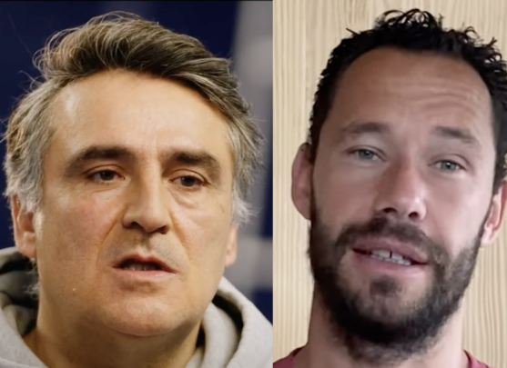 Stéphane Houdet et Michaël Llodra / Training