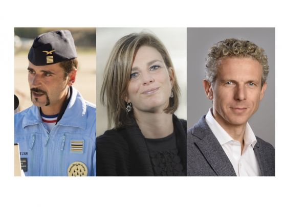 L Vanhée, R Nal et G Babinet en conf format TED