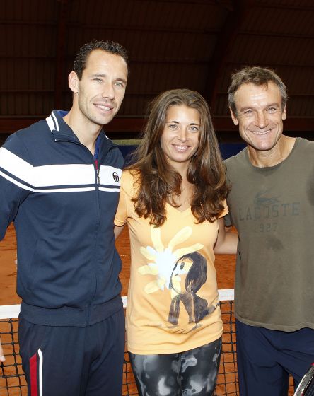 Mats Wilander, M Llodra et P Cetkovska