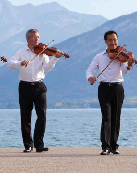 Quatuor Annesci en prestation / Banque