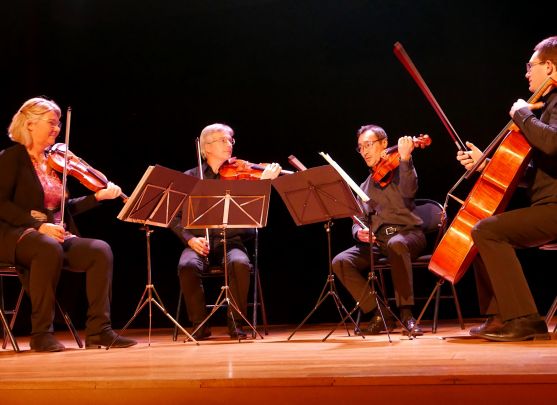 Le Quatuor Annesci en intervention chez ARAPL