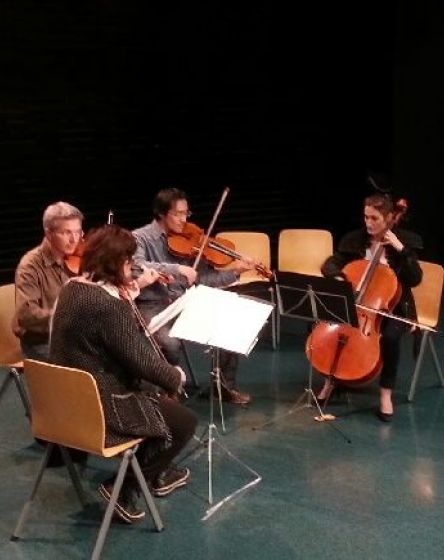 Le Quatuor Annesci en intervention à Orléans