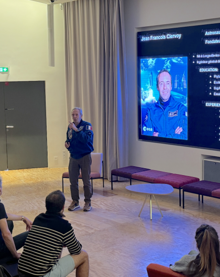 Jean-François Clervoy conférencier chez Quadrille