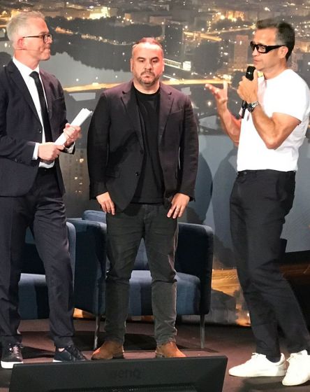 FX Demaison et F Galthié au CJD Nantes